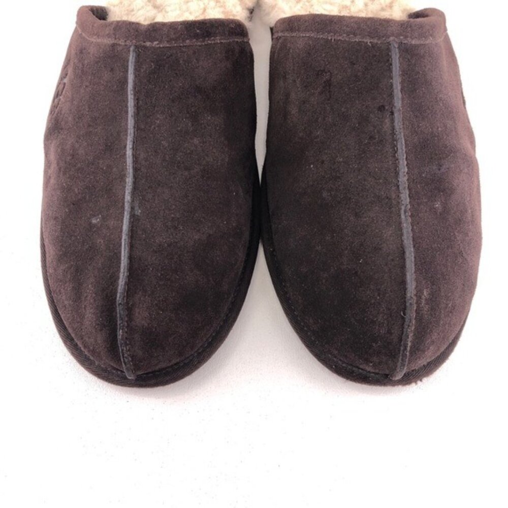 UGG Australia Brown Suede Winter Scuff Slippers 17 - Picture 14 of 14